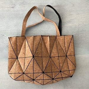 Cork modern tote